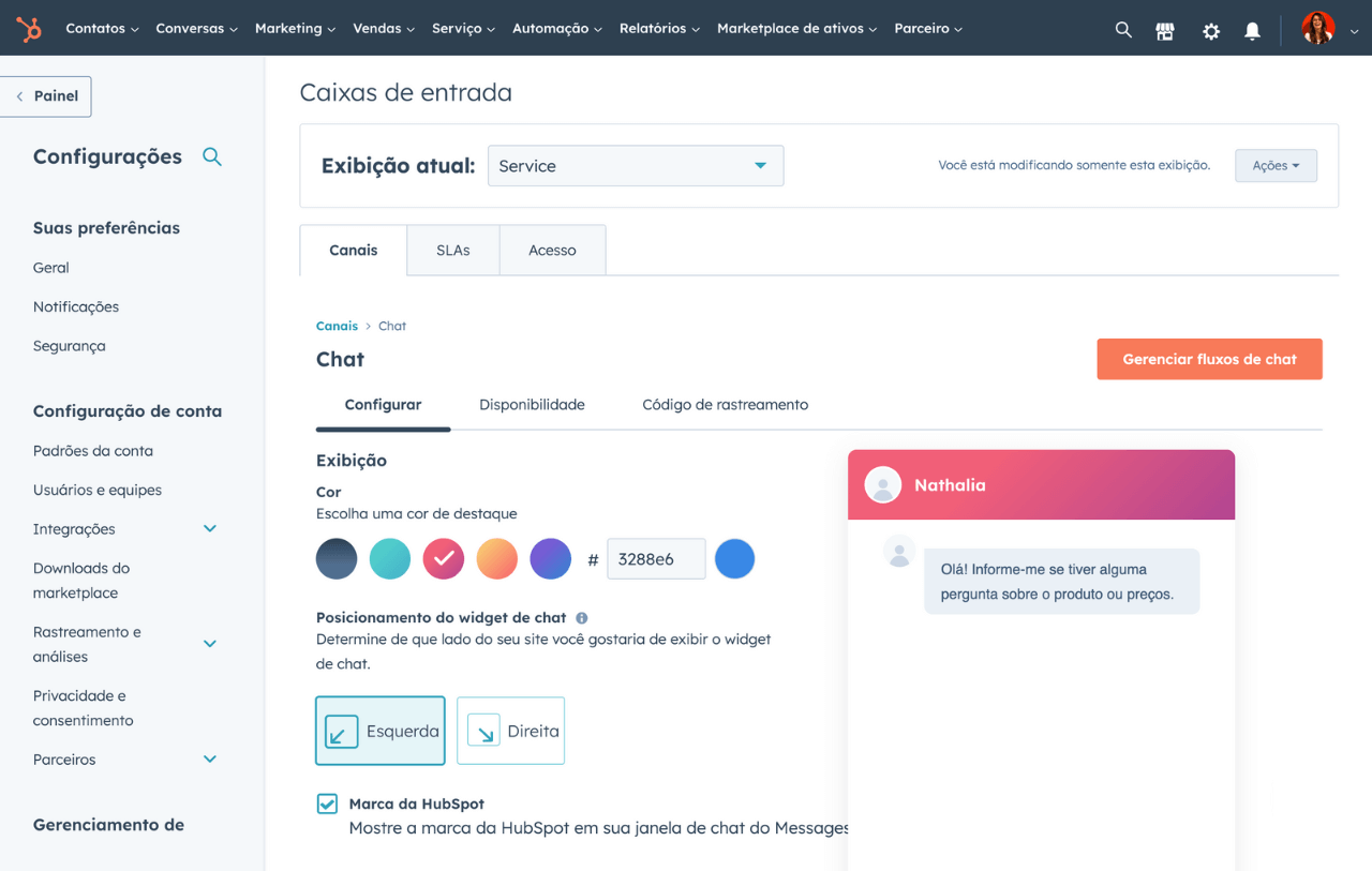 Software de chat online gratuito | HubSpot